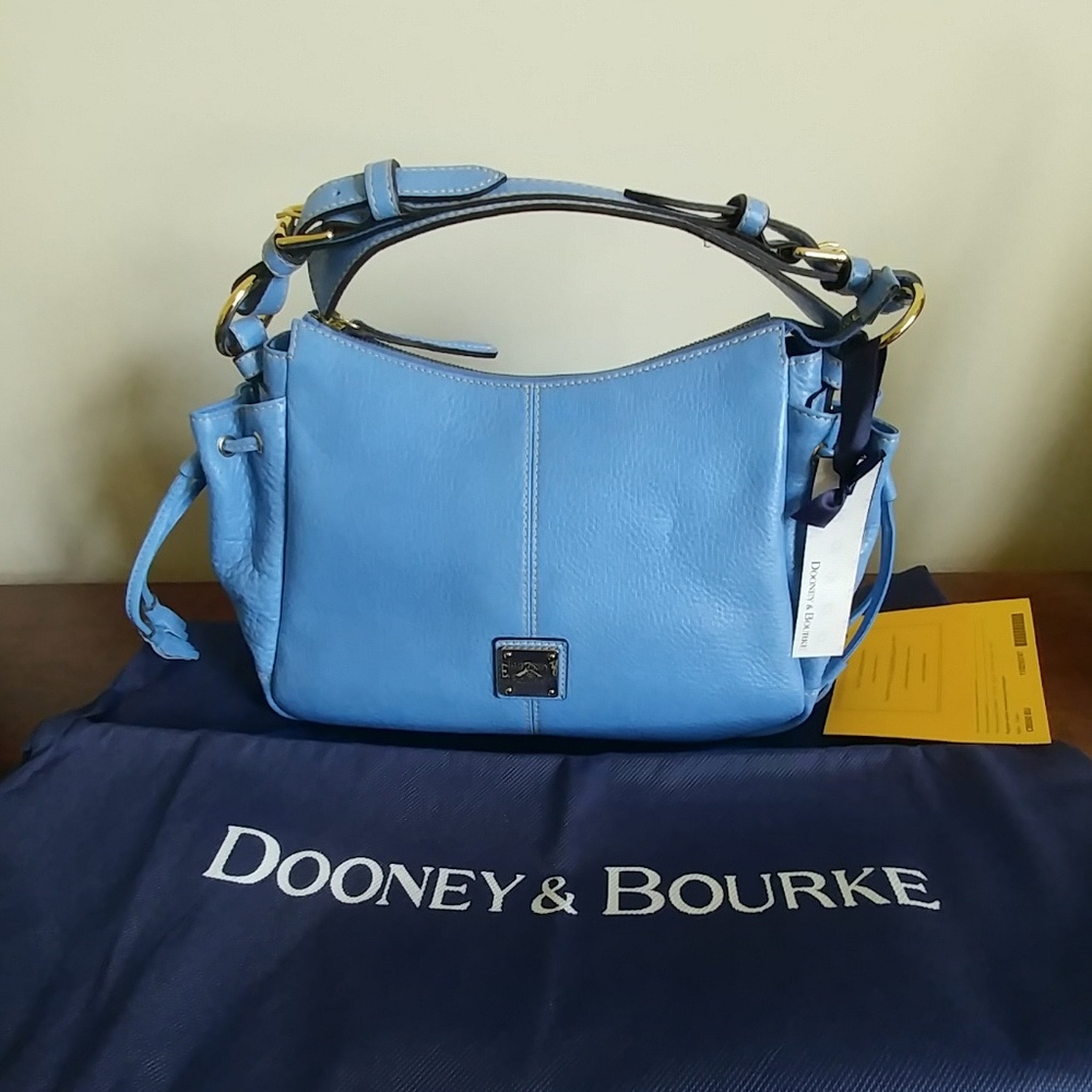 Dooney & Bourke aqua bag leather
